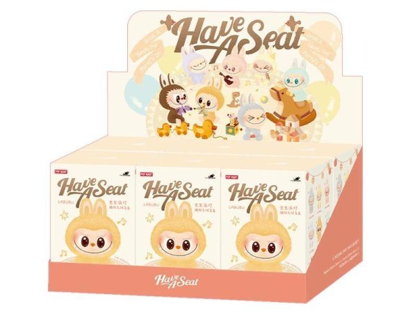 画像1: 【アソート】LABUBU Have a Seat ぬいぐるみシリーズ《未開封BOX》 (1)