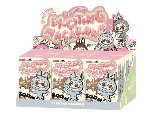 画像1: 【アソート】LABUBU Exciting　Macaron　ぬいぐるみシリーズ《未開封BOX》 (1)