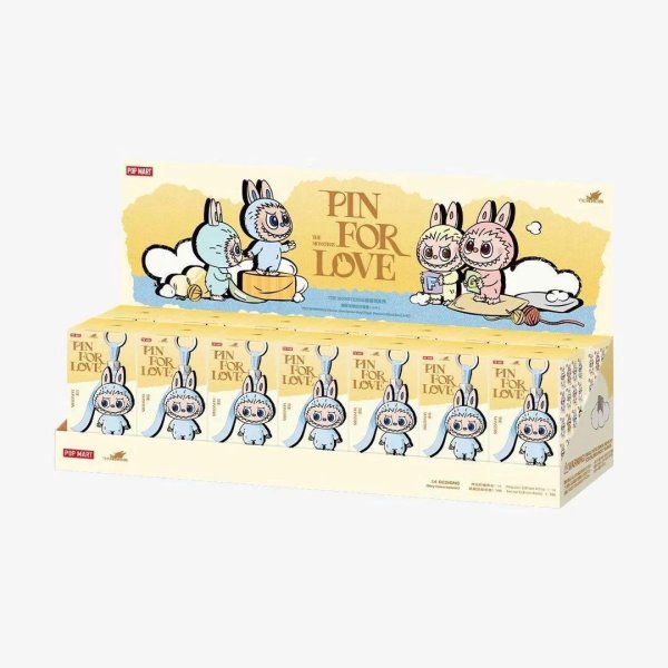 画像1: 【アソート】LABUBU PIN FOR LOVE　ぬいぐるみペンダント（A-M）《未開封BOX》 (1)