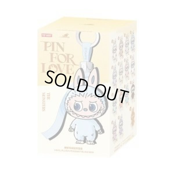 画像1: 【ピース】LABUBU PIN FOR LOVE　ぬいぐるみペンダント（A-M）《未開封BOX》 (1)