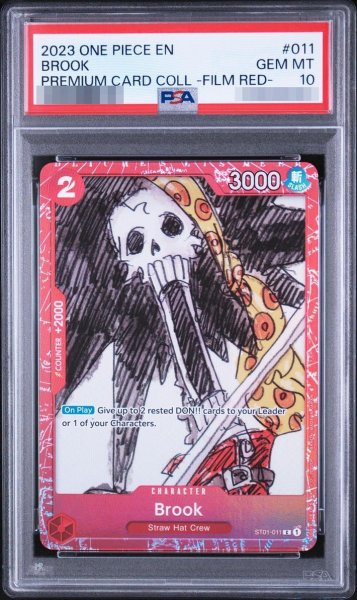 画像1: 【PSA10鑑定済】【英語版】ブルック(foil/赤枠/漫画絵)【C】{ST01-011}《-》{ST01-011} (1)