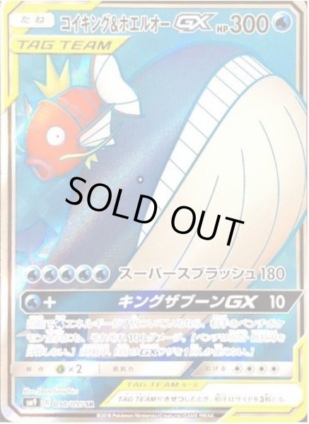 画像1: 【状態A-】コイキング＆ホエルオーGX《SR》{098/095}[sm9] (1)