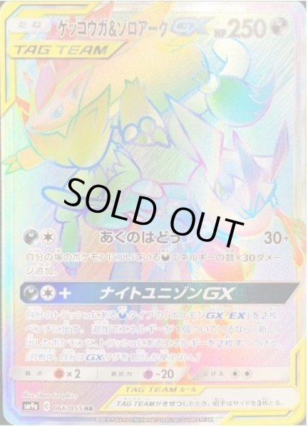 画像1: ゲッコウガ＆ゾロアークGX《HR》{066/055}[SM9a] (1)