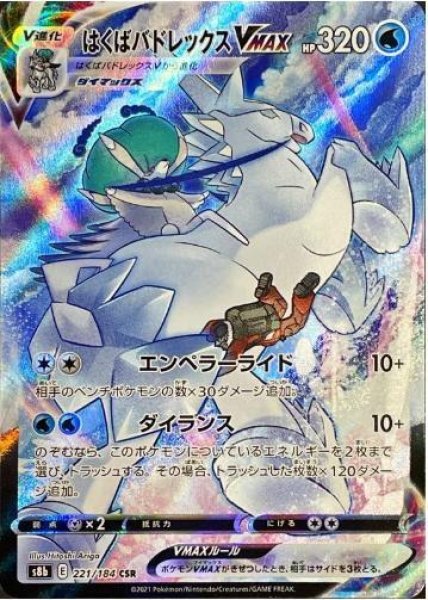 画像1: 【状態A-】はくばバドレックスVMAX《CSR》{221/184}[S8b] (1)