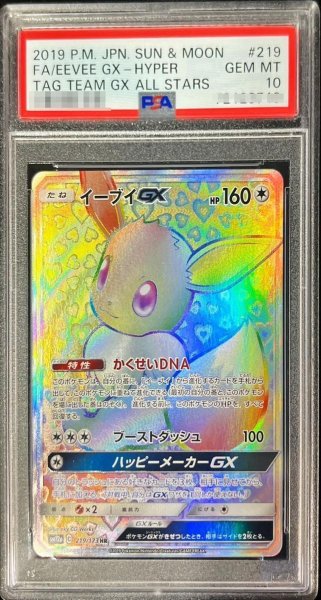 画像1: 【状態A-/PSA10鑑定済】イーブイGX《HR》{219/173}[その他] (1)