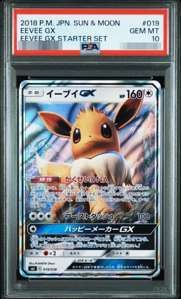 画像1: 【PSA10鑑定済】イーブイGX(RR仕様)《-》{019/038}[その他] (1)