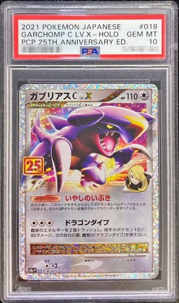 画像1: 【状態A-/PSA10鑑定済】ガブリアスC LV.X(25th)《P》{018/025}[その他] (1)