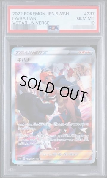 画像1: 【PSA10鑑定済】キバナ《SAR》{237/172}[その他] (1)