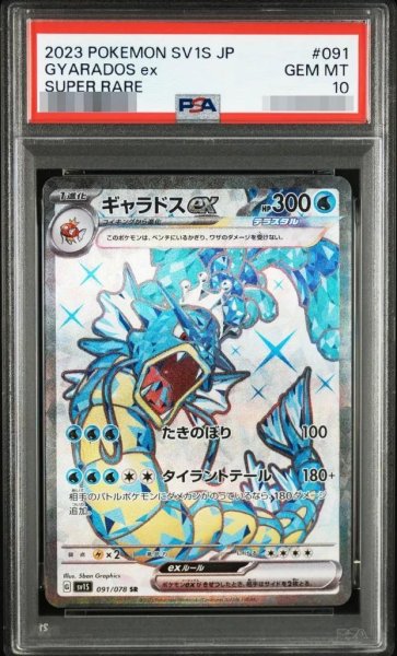 画像1: 【PSA10鑑定済】ギャラドスex《SR》{091/078}[その他] (1)