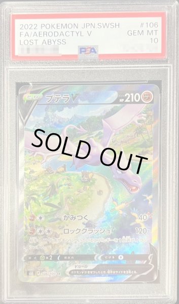 画像1: 【PSA10鑑定済】プテラV(SA)《SR》{106/100}[その他] (1)