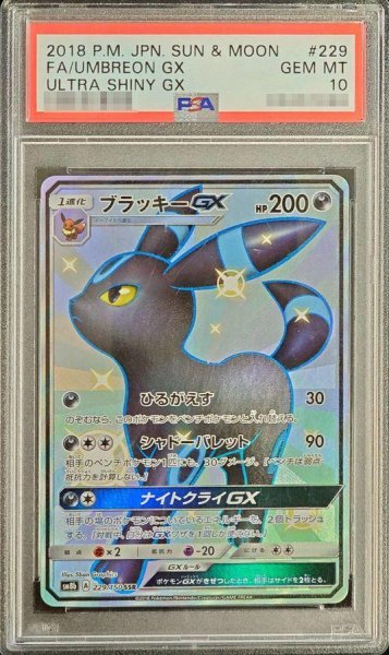 画像1: 【状態A-/PSA10鑑定済】ブラッキーGX《SSR》{229/150}[その他] (1)