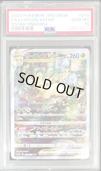 画像1: 【PSA10鑑定済】リーフィアVSTAR《SAR》{210/172}[その他] (1)