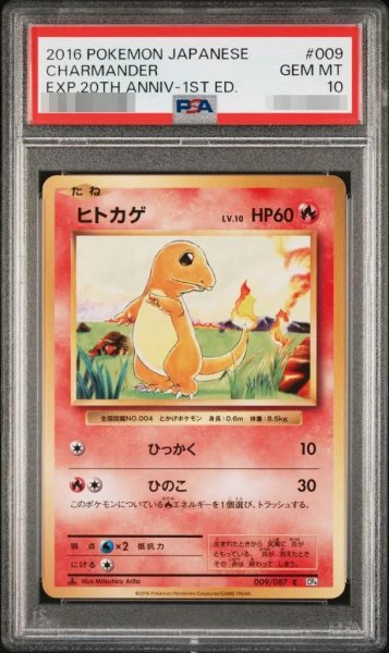 画像1: 【PSA10鑑定済】ヒトカゲ《C》{009/087}[その他] (1)