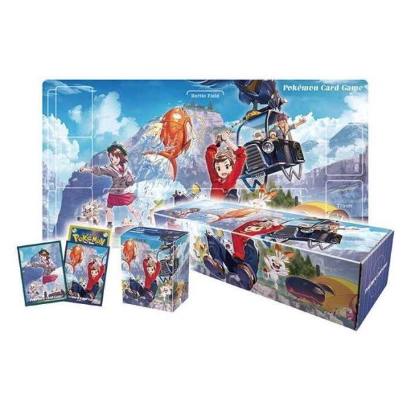 画像1: ポケモンカードゲーム ソード＆シールド ラバープレイマットセット マサル＆ユウリ《未開封BOX》 (1)