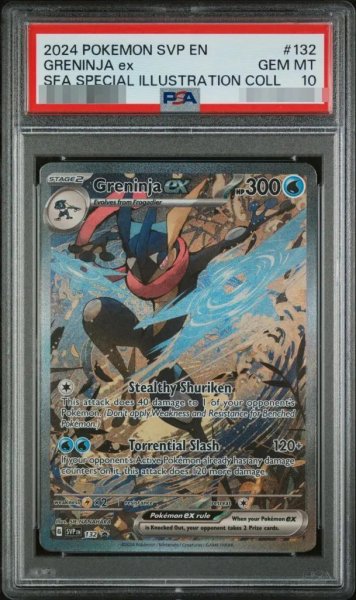 画像1: 【PSA10鑑定済】(英語版)ゲッコウガex《SAR》{132}[-] (1)