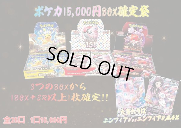 画像1: 250506_ポケカ15000円BOX確定袋 (1)