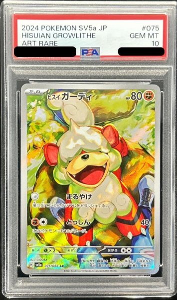 画像1: 【PSA10鑑定済】ヒスイガーディ《AR》{075/066}[-] (1)