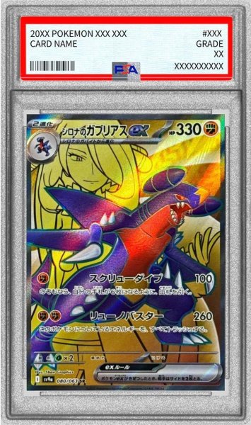 画像1: 【PSA10鑑定済】シロナのガブリアスex《SR》{080/063}[-] (1)