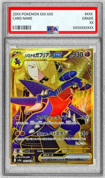 画像1: 【PSA10鑑定済】シロナのガブリアスex《UR》{091/063}[-] (1)