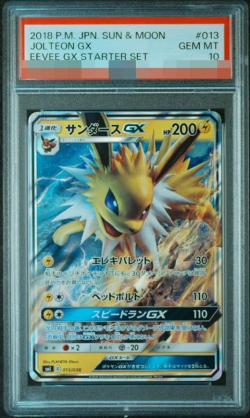 画像1: 【PSA10鑑定済】サンダースGX(RR仕様)《-》{013/038}[-] (1)