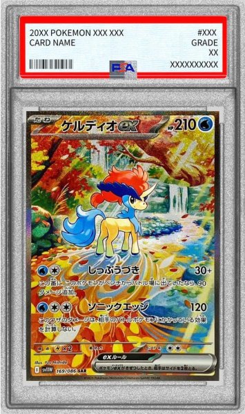 画像1: 【PSA10鑑定済】ケルディオex《SAR》{169/086}[-] (1)
