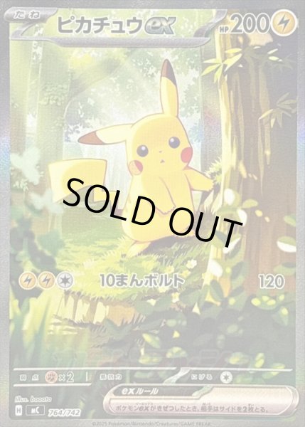 画像1: ピカチュウex(SAR仕様)《-》{764/742}[-] (1)