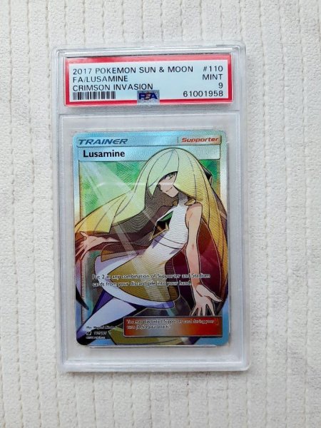 画像1: 【状態A-/PSA9鑑定済】ルザミーネ　英語版《SR》{110/111}[-] (1)