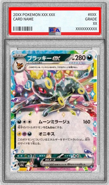 画像1: PSA10鑑定済〕ブラッキーex【RR】《-》{093/187}[-] (1)