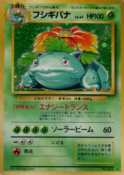 画像1: 【状態A-/PSA８鑑定済】フシギバナ LV.67(マークあり)《-》{-}[-] (1)