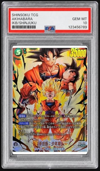 画像1: 【PSA10鑑定済】孫悟飯：少年期（パラレル版）《SCR★》{FB10-122} (1)