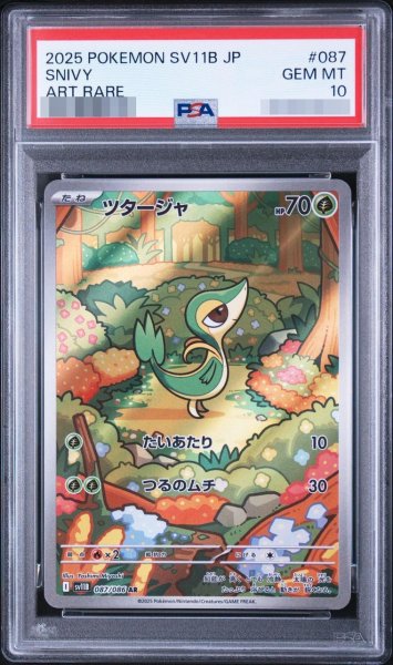 画像1: 【PSA10鑑定済】ツタージャ【AR】{087/086}《-》{087/086}[-] (1)