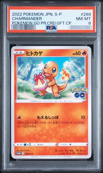 画像1: 【状態A-/PSA8鑑定済】ヒトカゲ《-》{289/S-P}[-] (1)