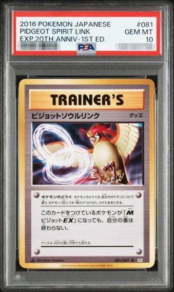 画像1: 【PSA10鑑定済】ピジョットソウルリンク《U》{081/087}[-] (1)
