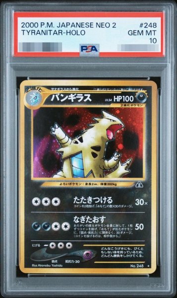画像1: 【状態A-/PSA10鑑定済】バンギラス《-》{248}[-] (1)