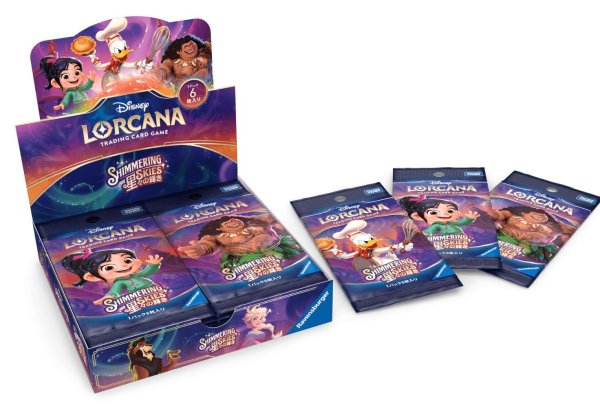 画像1: Disney LORCANA「SHIMMERING SKIES」（ディズニー・ロルカナ・TCG「星々の輝き」）《未開封BOX》 (1)