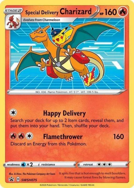 画像1: 【状態A-】Special Delivery Charizard《P》{SWSH075}[-] (1)