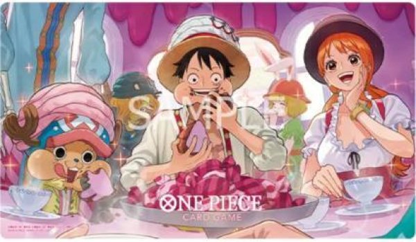 画像1: オフィシャルプレイマット&カードセット -Whole Cake Island Arc-　（カード無し） (1)