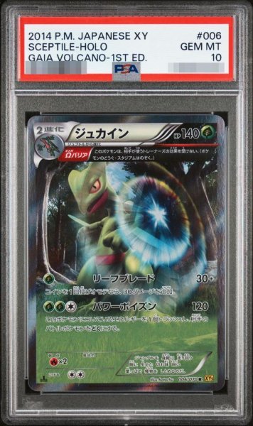 画像1: 【状態A-/PSA10鑑定済】ジュカイン《1ED》{006/070}[-] (1)