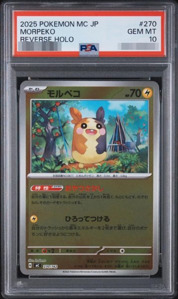 画像1: 【PSA10鑑定済】モルペコ《-》{270/742}[-] (1)