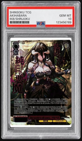 画像1: 【PSA10鑑定済】The world is all yours. アルベド《-》{OVL/SE54-45EX} (1)